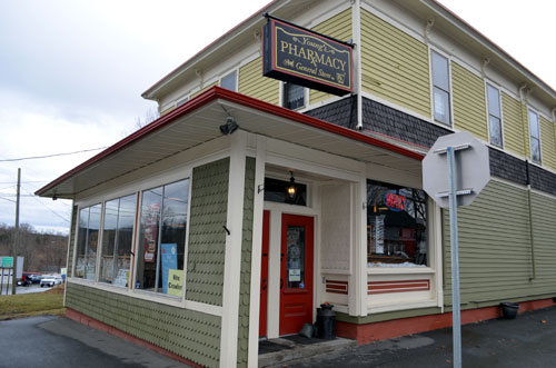 front of young's pharmacy front of young's pharmacy